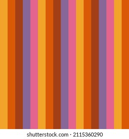 Abstract retro rainbow seamless pattern background. Psychedelic Aesthetic 70s-90s vector illustration