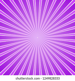 Abstract retro ray burst background - gradient vector graphic design with radial stripes
