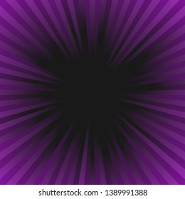 Abstract retro ray burst background - gradient vector graphic design with radial stripes