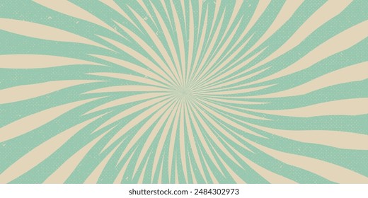 Abstract retro rays grunge background, vector ilustration.