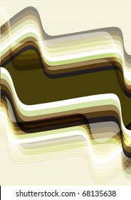 abstract retro ribbons background