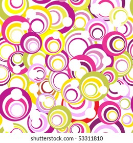 Abstract retro seamless background