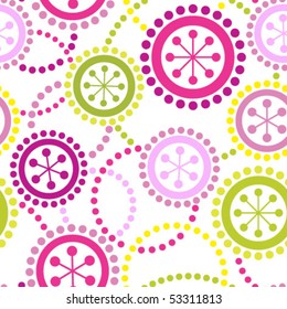 Abstract retro seamless background