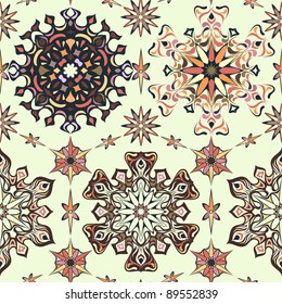 Abstract retro seamless pattern