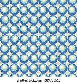 Abstract retro seamless pattern in trendy colors