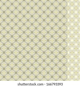 Abstract retro seamless pattern with vintage-colored shapes