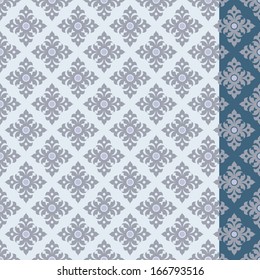 Abstract retro seamless pattern with vintage-colored shapes