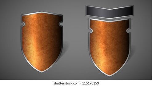 abstract retro sign badge