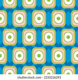 Resumen Retro Cuadrados Traseras diagonales Cruces sin soldadura Patrón de vectores Geométricos Colores de moda a la moda Perfecto para la impresión de tela de Allover o papel de envolver Simple look minimalista Cielo azul Rosa