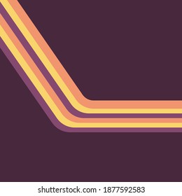 Una imagen abstracta de fondo retro a rayas.