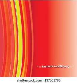 Abstract retro striped color background. vector abstract lines design template can be used for cover / poster / layout / website design