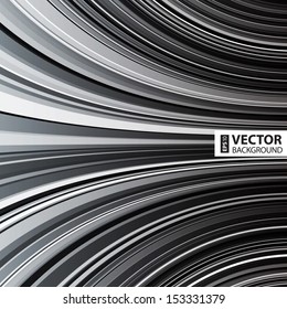 Abstract retro striped grey background. RGB EPS 10 vector illustration