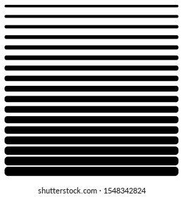 Abstract retro striped halftone background. Vintage monochrome geometric texture.  Vector illustration.