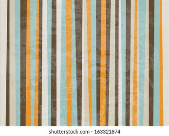 Abstract Retro Striped Line Background