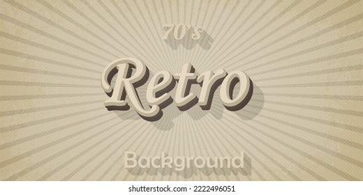 Abstract retro style background moon shine with starburst effect and grunge texture vintage design