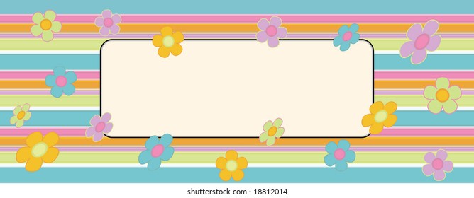 Abstract Retro Style Vector Background