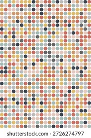 Abstrato retro estilo polka ponto fundo design 