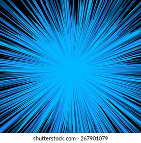 Abstract Retro Sunburst Design
