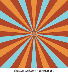 Una imagen abstracta de fondo de forma retro de explosión solar.