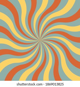 An abstract retro swirl background image.