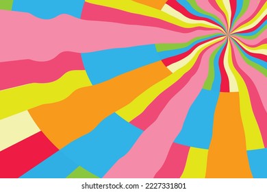 An abstract retro swirl shape background