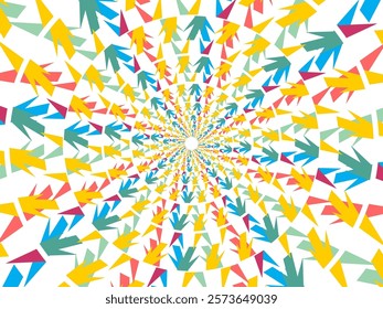 Abstract retro swirl shape background. Abstract vector background, vintage geometric pattern design, simple colorful lines, classic grunge wallpaper.