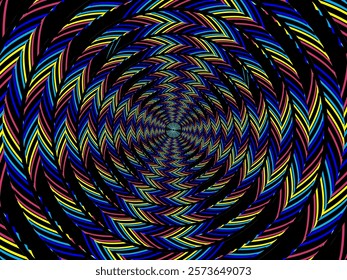 Abstract retro swirl shape background. Abstract vector background, vintage geometric pattern design, simple colorful lines, classic grunge wallpaper.
