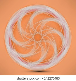 Abstract retro technology circles