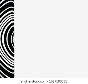Abstract retro technology circles vector design element.