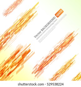 Abstract retro technology lines. Information transfer. Stream of information. Data transfer. Abstract techno background. Stock vector. eps 10