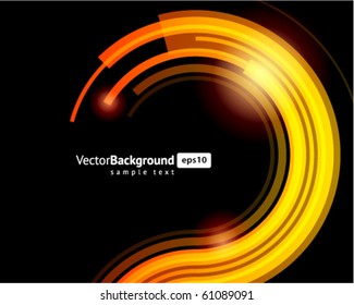 Abstract retro technology lines vector background