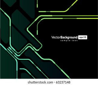 Abstract retro technology lines vector background. Eps 10