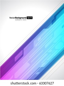 Abstract retro technology lines vector background. Eps 10