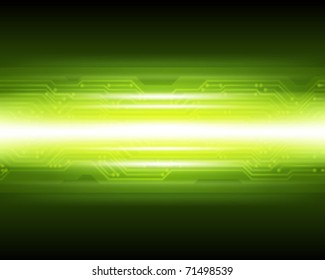 Abstract retro technology microchip vector background