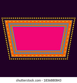 Ein abstraktes Retro-Textfeld-Hintergrundbild.