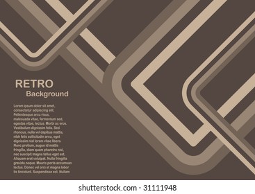 Ilustración de fondo de vector retro abstracto en tonos de piedra con espacio para copia