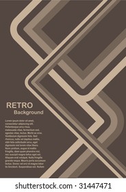 An abstract  retro vector background illustration in shades of stone with room for copy