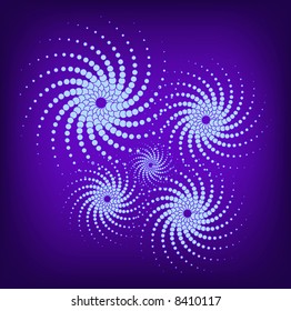 abstract retro vector background with ornamental elements