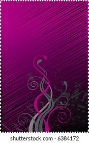 abstract retro vector backgrounds with branches