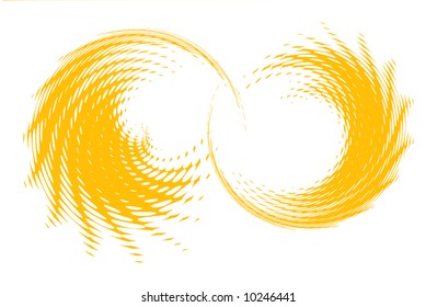 abstract retro vector dots halftone wave
