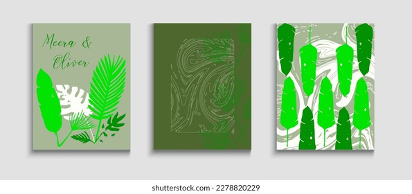 Resumen del conjunto de volantes de vectores retro. La Mano Dibujó Antecedentes Asiáticos. Invitación al estilo oriental. Diseño de la revista Noble Olive Leaves. Patrón de marco geométrico. Tintes, Tejidos Tropicales.