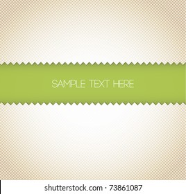 Abstract retro vector paper background - green with place for your text