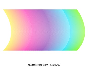 abstract retro vector rainbow coloured lines