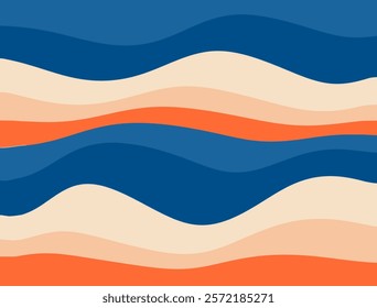 abstract retro wave pattern background