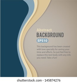 Abstract retro waves background