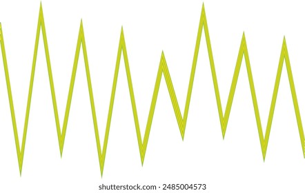 An abstract retro zig zag stripe pattern design element.