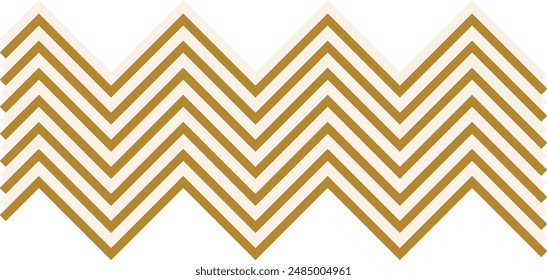 An abstract retro zig zag stripe pattern design element.