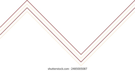 An abstract retro zig zag stripe pattern design element.