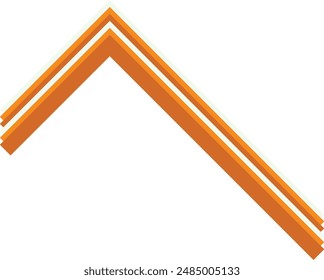 An abstract retro zig zag stripe pattern design element.