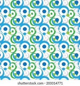 Abstract  retro-modern pattern  colorful background